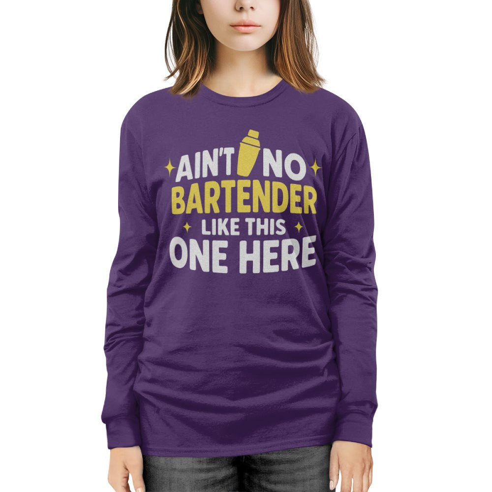 Ain't No Bartender Like This One Here Apparel - Bold Bartender Pride T-Shirt, Hoodie & More - grunx260804-0080