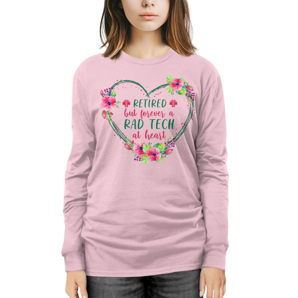 Retired But Forever A Rad Tech At Heart T-Shirt Hoodie & More - grunx260804-0226