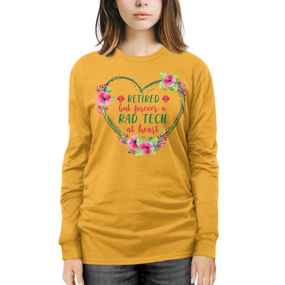 Retired But Forever A Rad Tech At Heart T-Shirt Hoodie & More - grunx260804-0226