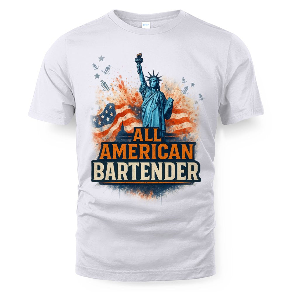 All American Bartender - USA Pride T-Shirt, Hoodie & More - grunx260804-0086