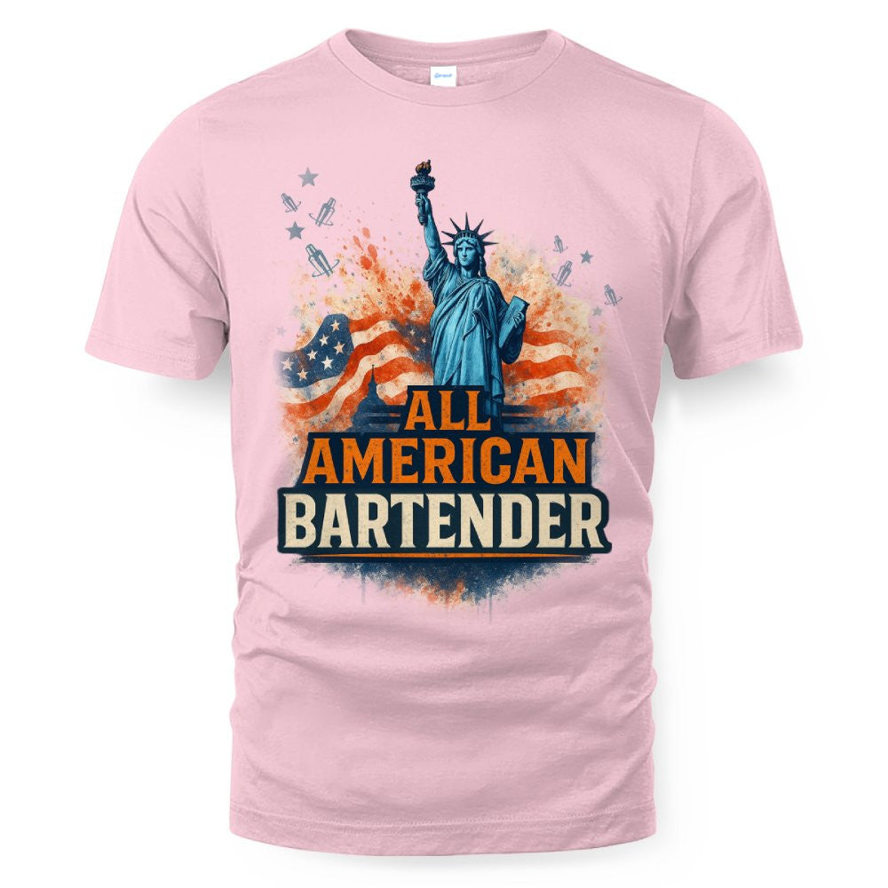 All American Bartender - USA Pride T-Shirt, Hoodie & More - grunx260804-0086