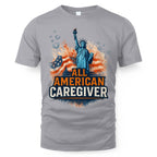 All American Caregiver - USA Pride T-Shirt, Hoodie & More - grunx260804-0087