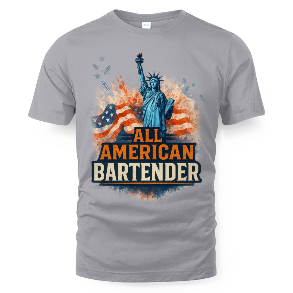 All American Bartender - USA Pride T-Shirt, Hoodie & More - grunx260804-0086