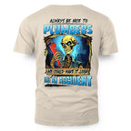 Always Be Nice Plumbers Apparel - Funny Skull T-Shirt, Hoodie & More - grunx260804-0102