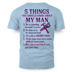 5 Things You Should Know - Carpenter Wife Funny T-Shirt, Hoodie & More - grunx260804-0041