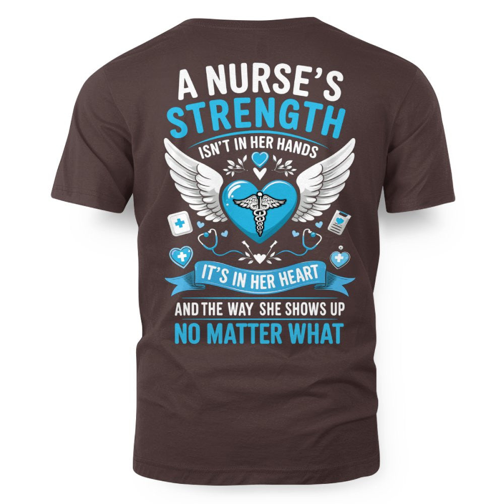 A Nurse's Strength Apparel - Heartfelt Nursing T-Shirt, Hoodie & More - grunx260804-0064