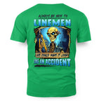 Always Be Nice Linemen Apparel - Funny Skull T-Shirt, Hoodie & More - grunx260804-0100