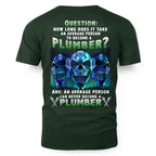 An Average Person Can't Be A Plumber - Skull Design T-Shirt, Hoodie & More - grunx260804-0159