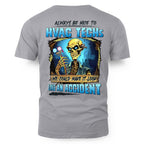 Always Be Nice HVAC Tech Apparel - Funny Skull T-Shirt, Hoodie & More - grunx260804-0099