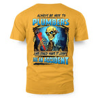 Always Be Nice Plumbers Apparel - Funny Skull T-Shirt, Hoodie & More - grunx260804-0102