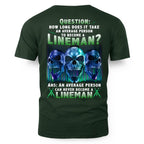 An Average Person Can't Be A Lineman - Skull Design T-Shirt, Hoodie & More - grunx260804-0157