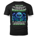 An Average Person Can't Be An Ironworker - Skull Design T-Shirt, Hoodie & More - grunx260804-0160