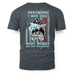 Assuming I Was Like Most Women Nurse Apparel - Bold T-Shirt Hoodie & More - grunx260804-0225