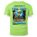 Always Be Nice HVAC Tech Apparel - Funny Skull T-Shirt, Hoodie & More - grunx260804-0099