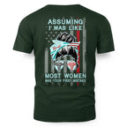 Assuming I Was Like Most Women Nurse Apparel - Bold T-Shirt Hoodie & More - grunx260804-0225