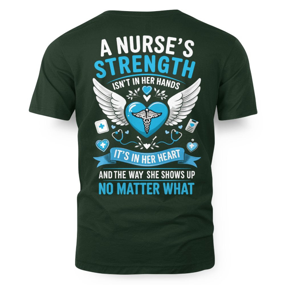A Nurse's Strength Apparel - Heartfelt Nursing T-Shirt, Hoodie & More - grunx260804-0064