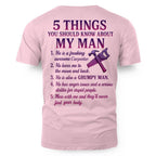 5 Things You Should Know - Carpenter Wife Funny T-Shirt, Hoodie & More - grunx260804-0041