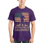 America Runs On Callouses - Blue Collar Worker T-Shirt, Hoodie & More - grunx260804-0119