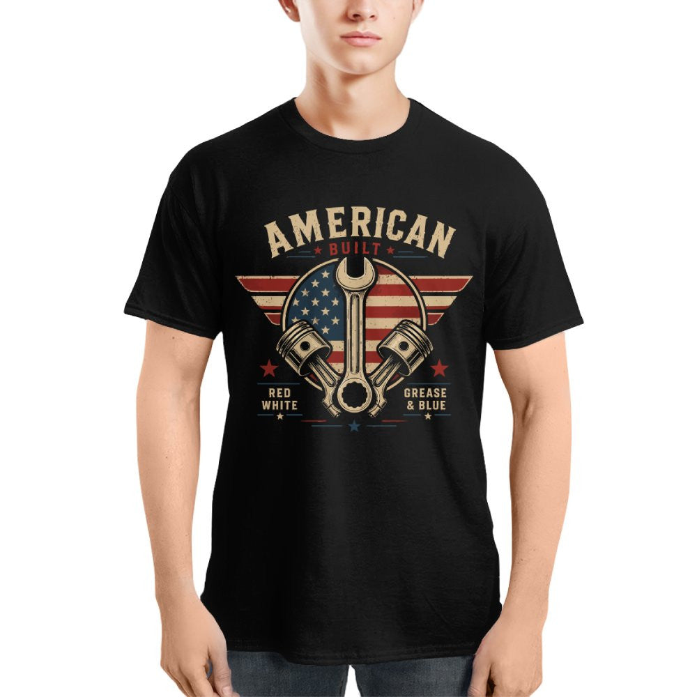 American Built Mechanic Apparel - Patriotic T-Shirt Hoodie & More - grunx260804-0120