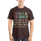 Vintage Teacher - Funny Aging Educator Quote T-Shirt, Hoodie & More - grunx260804-0065
