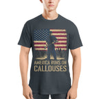 America Runs On Callouses - Blue Collar Worker T-Shirt, Hoodie & More - grunx260804-0119