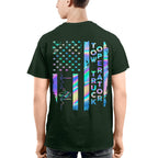 American Flag Holographic - Tow Truck Operator Pride T-Shirt Hoodie & More - grunx260804-0150