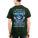 Grumpy Old Laborer Anger Apparel - Funny Laborer Skull T-Shirt, Hoodie & More - grunx260804-0185