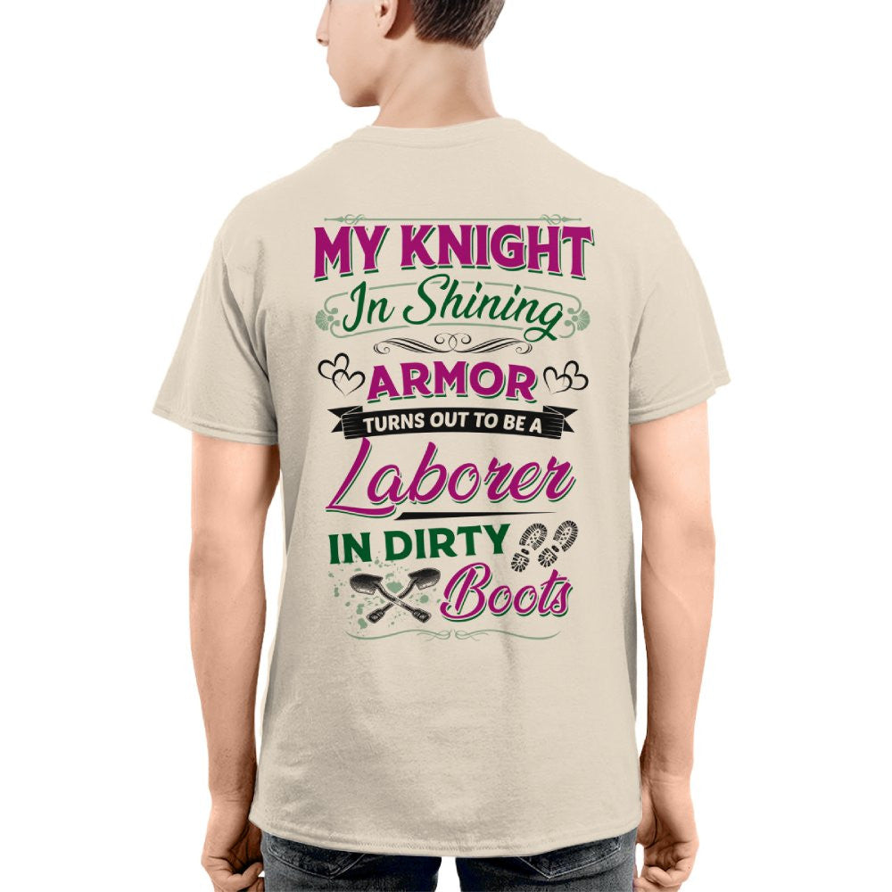 Laborer Knight In Shining Armor - Dirty Boots T-Shirt, Hoodie & More - grunx260804-0201