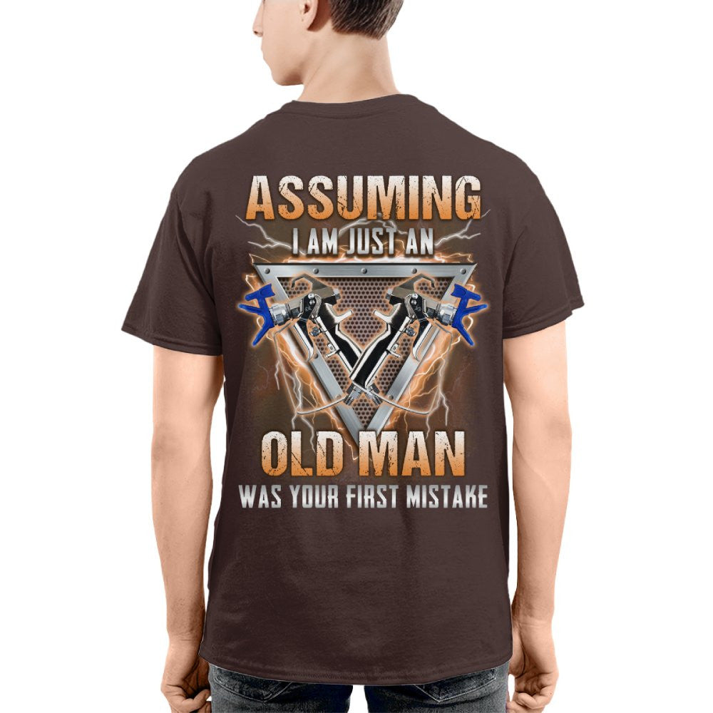 Assuming I'm Just An Old Man - Painter Tool Pride T-Shirt, Hoodie & More - grunx260804-0223