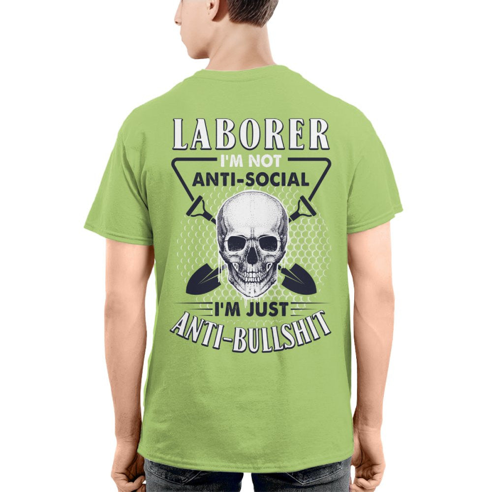 Anti-Social Laborer - Anti-Bullshit T-Shirt, Hoodie & More - grunx260804-0189