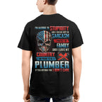Allergic To Stupidity Plumber T-Shirts Hoodies Sweatshirts Long Sleeves - grunx260804-0091