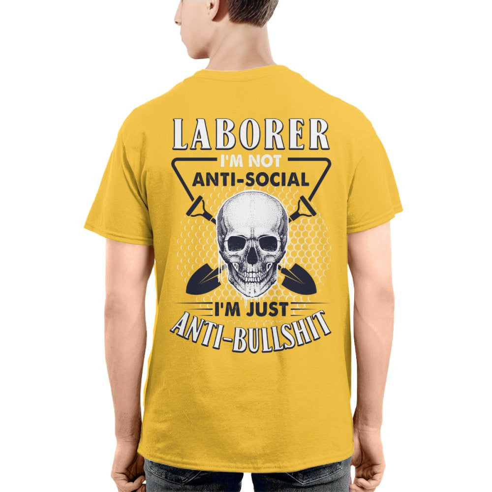 Anti-Social Laborer - Anti-Bullshit T-Shirt, Hoodie & More - grunx260804-0189