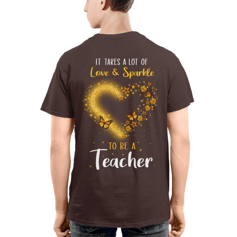Love And Sparkle - Glitter Heart Teacher Quote T-Shirt, Hoodie & More - grunx260804-0170