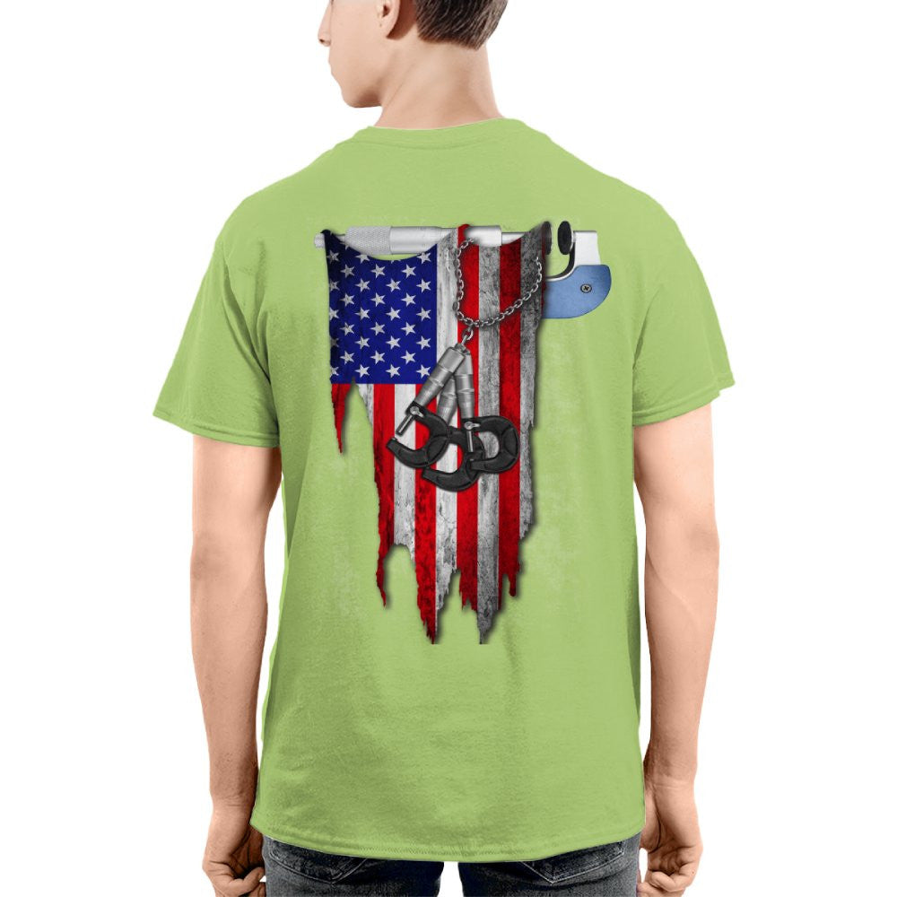 American Pride Machinist Apparel - USA Flag T-Shirt, Hoodie & More - grunx260804-0155