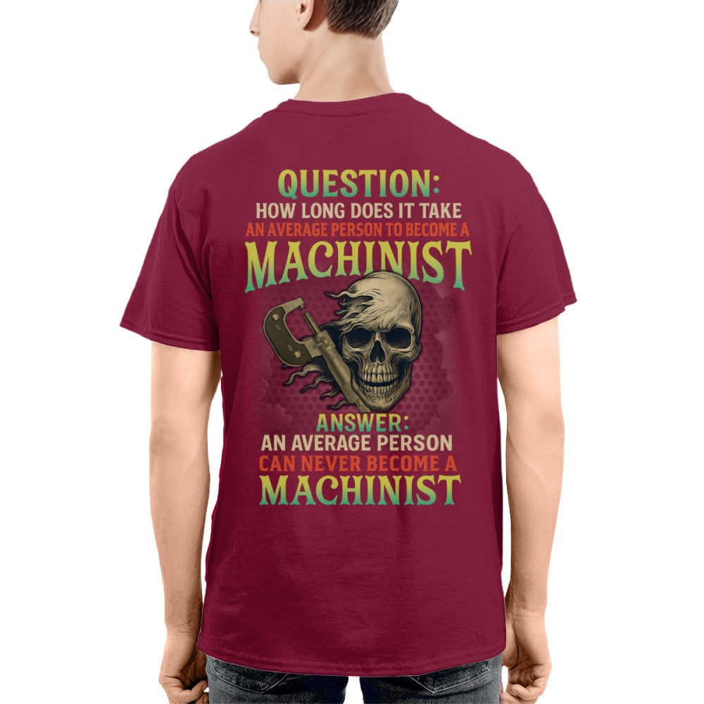 Average Person Can't Be Machinist Apparel - Skull Wrench T-Shirt Hoodie & More - grunx260804-0233