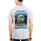 Always Be Nice Plumbers Apparel - Funny Skull T-Shirt, Hoodie & More - grunx260804-0102