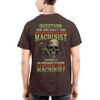 Average Person Can't Be Machinist Apparel - Skull Wrench T-Shirt Hoodie & More - grunx260804-0233