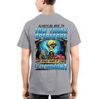 Always Be Nice To Tow Truck Operators Apparel - Skull Humor T-Shirt, Hoodie & More - grunx260804-0117
