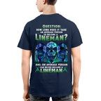 An Average Person Can't Be A Lineman - Skull Design T-Shirt, Hoodie & More - grunx260804-0157