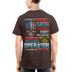 Allergic To Stupidity Operator Apparel - Patriotic Skull T-Shirt, Hoodie & More - grunx260804-0090