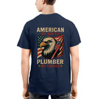 American By Birth Apparel - Plumber By Choice USA T-Shirt Hoodie & More - grunx260804-0123