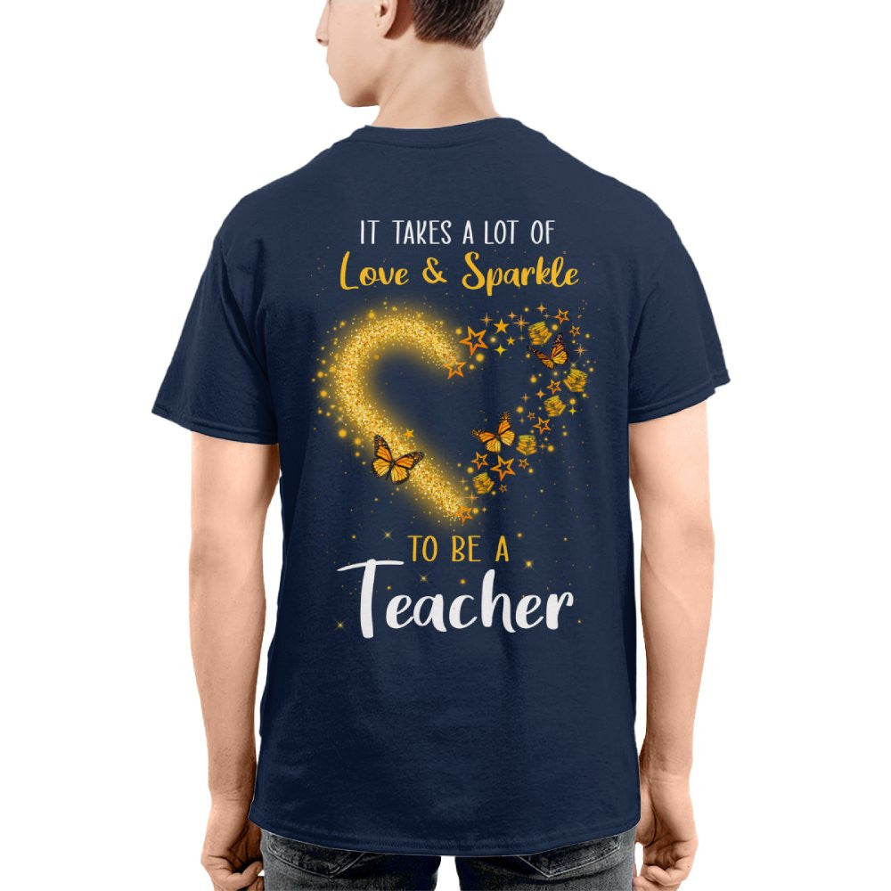 Love And Sparkle - Glitter Heart Teacher Quote T-Shirt, Hoodie & More - grunx260804-0170
