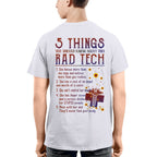 Rad Tech Warning - 5 Things You Should Know Funny T-Shirt, Hoodie & More - grunx260804-0059