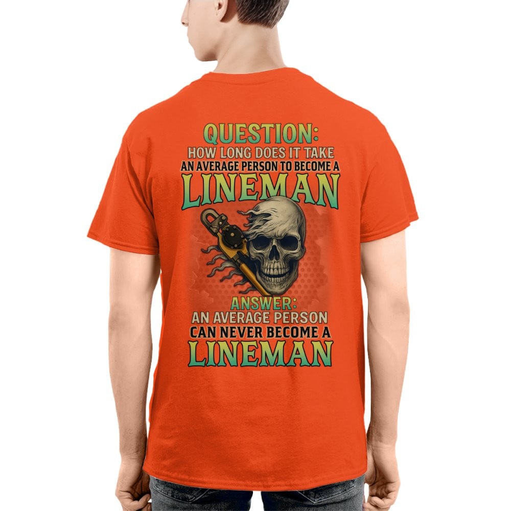 Average Person Can't Be Lineman Apparel - Skull Pliers T-Shirt Hoodie & More - grunx260804-0231
