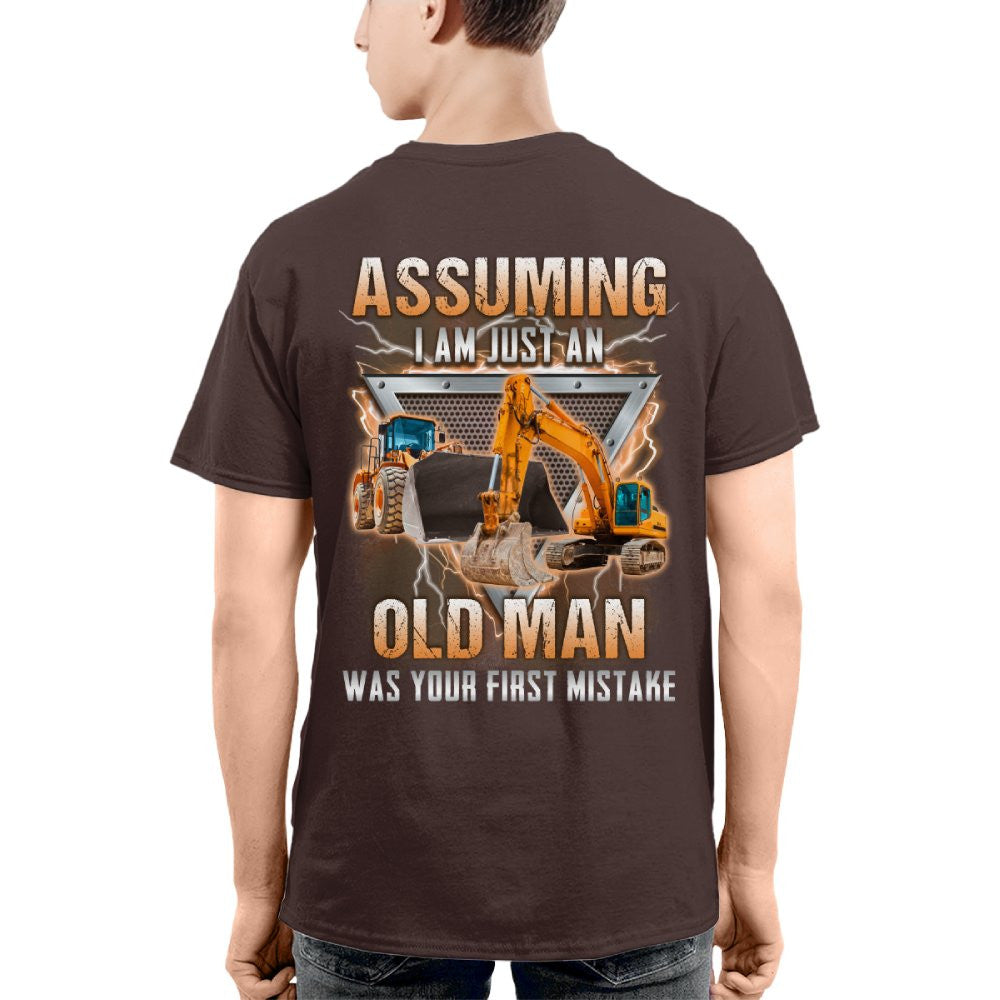 Assuming I'm Just An Old Man - Heavy Equipment Operator T-Shirt, Hoodie & More - grunx260804-0219