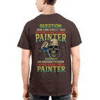 Average Person Can't Be Painter Apparel - Skull Spray Gun T-Shirt Hoodie & More - grunx260804-0234