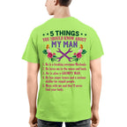 5 Things You Should Know - Mechanic Husband Humor T-Shirt, Hoodie & More - grunx260804-0045