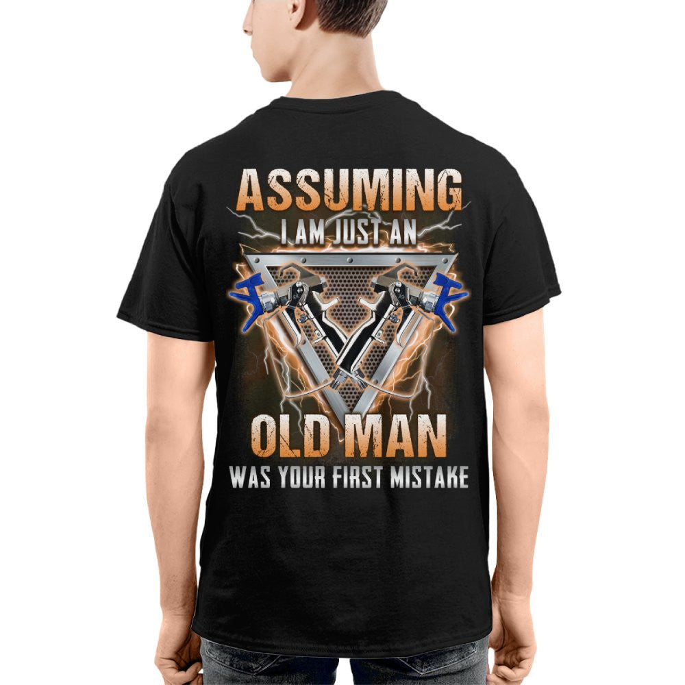 Assuming I'm Just An Old Man - Painter Tool Pride T-Shirt, Hoodie & More - grunx260804-0223