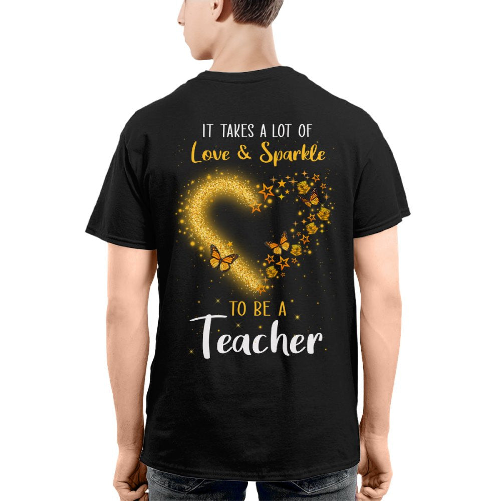Love And Sparkle - Glitter Heart Teacher Quote T-Shirt, Hoodie & More - grunx260804-0170