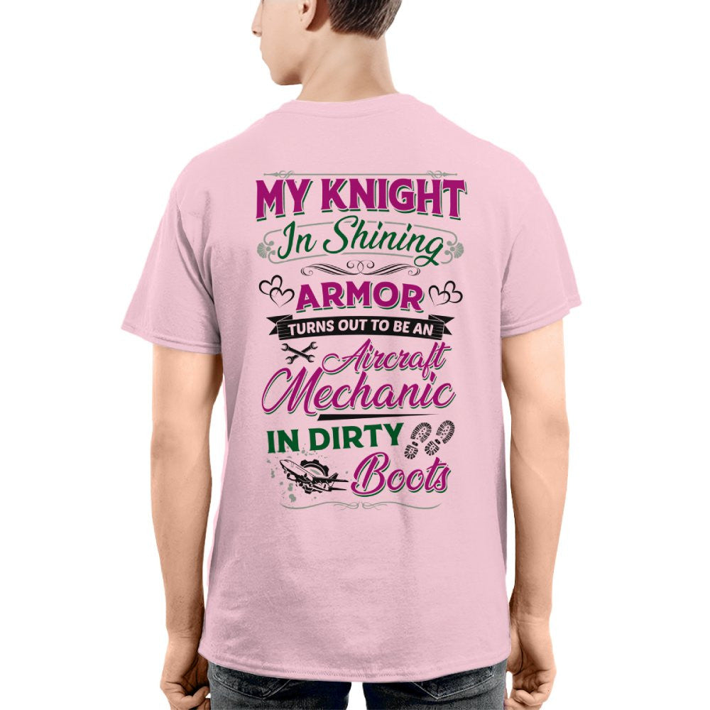 Knight In Dirty Boots - Aircraft Mechanic Love Quote T-Shirt, Hoodie & More - grunx260804-0200